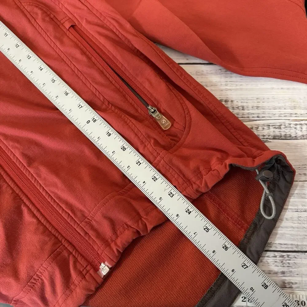 The North Face Flight Series Jacket Men's Size Small Orange Lightweight Full Zip